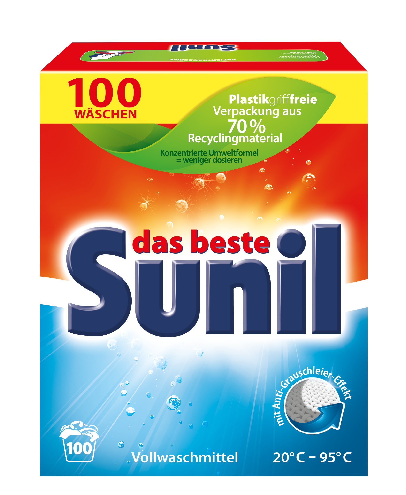 Sunil Vollwaschmittel Großpackung